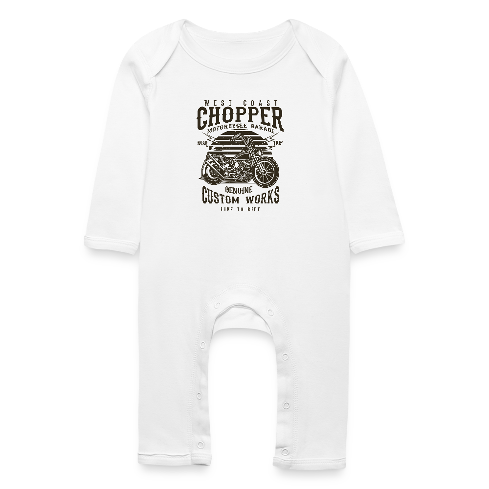 Baby bio kruippakje - wit