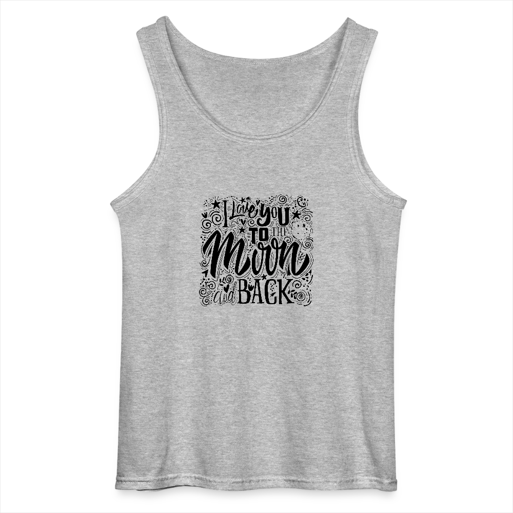 Gildan mannen tanktop - grijs gemêleerd