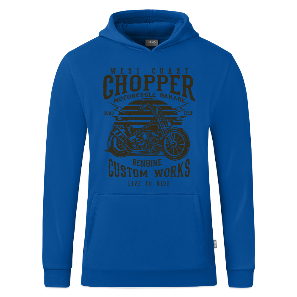 JAKO Kinderhoodie Organic - blauw