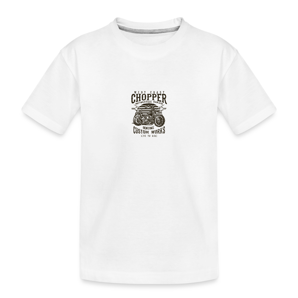 Kinderen premium biologisch T-shirt - wit