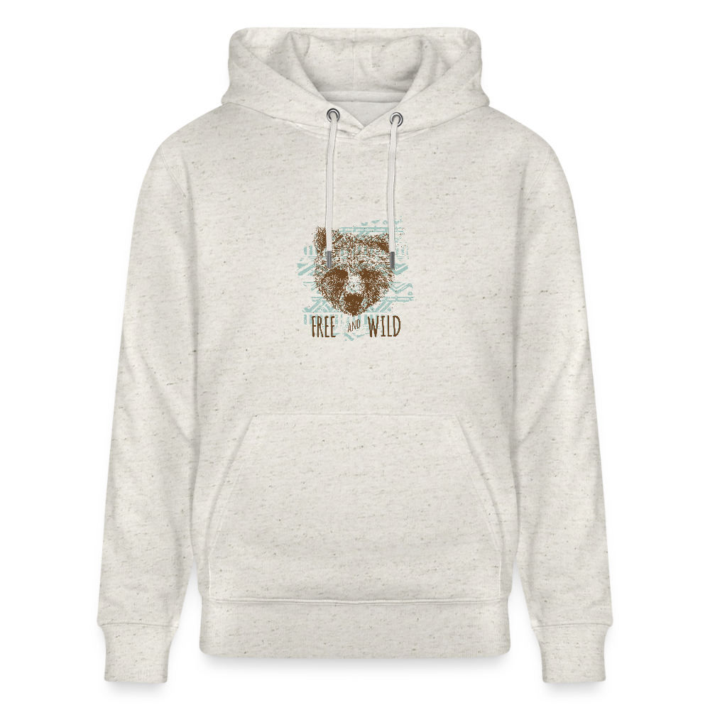 Stanley/Stella Uniseks bio-hoodie CRUISER - beige gemêleerd