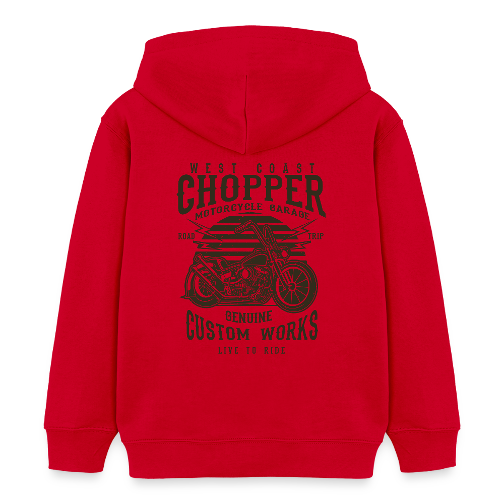 Stanley/Stella Kinder-bio-hoodie Mini Cruiser - rood