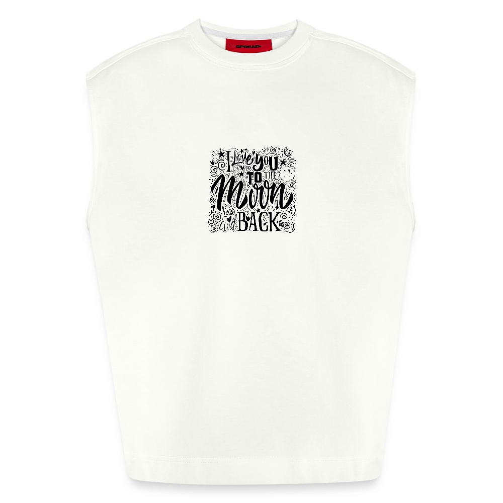 Heavyweight oversized organic tanktop made in EU Unisex - OFF WHITE