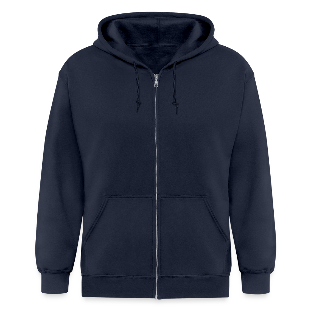 Mannenjack Heavyweight met capuchon - navy