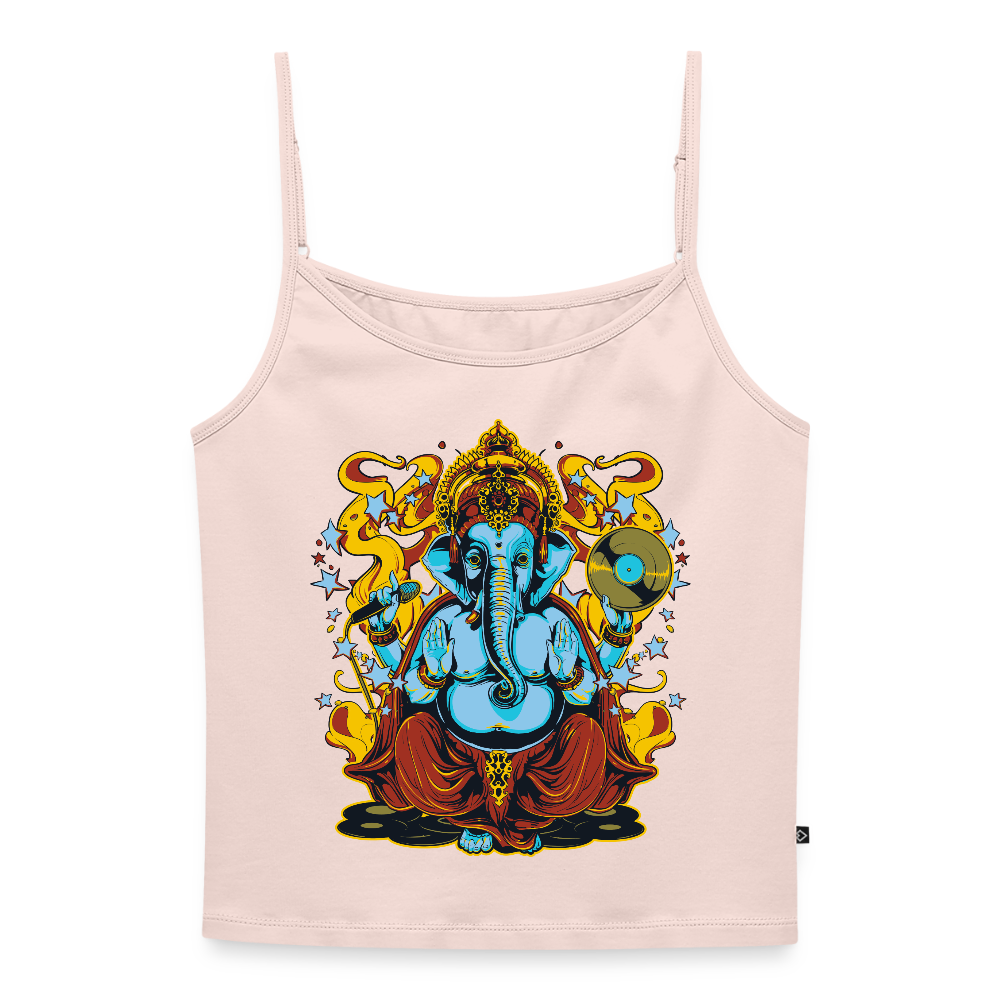 Vrouwen spaghetti-tanktop - poederroze