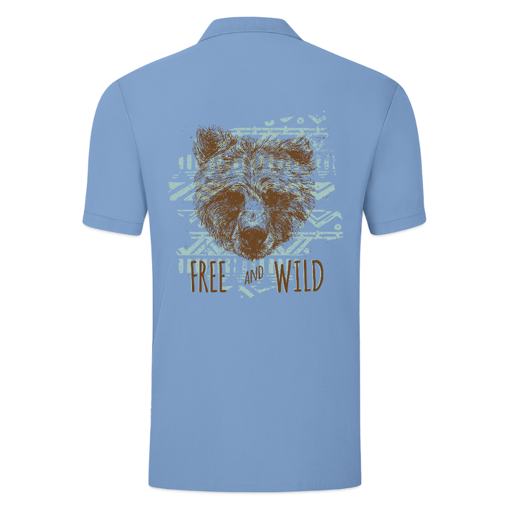 JAKO Mannen Polo Organic - sky