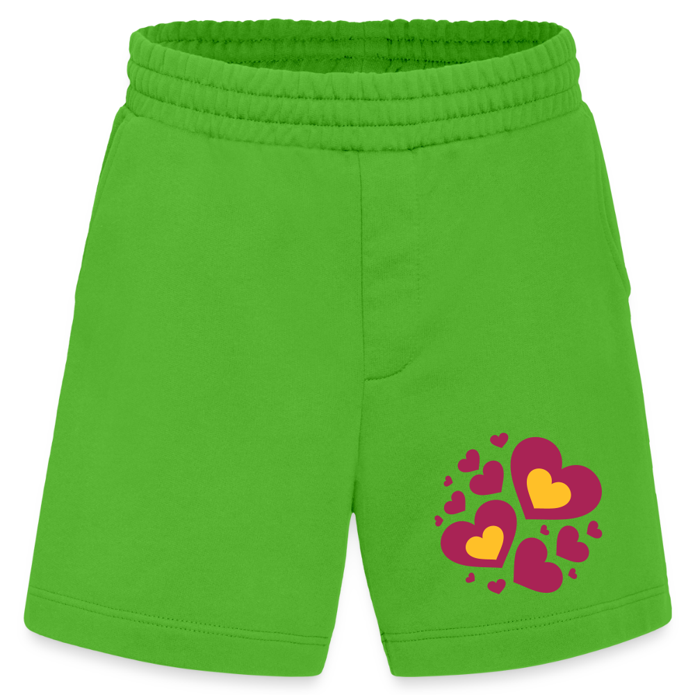 Heavyweight organic shorts made in EU - Apple Neon