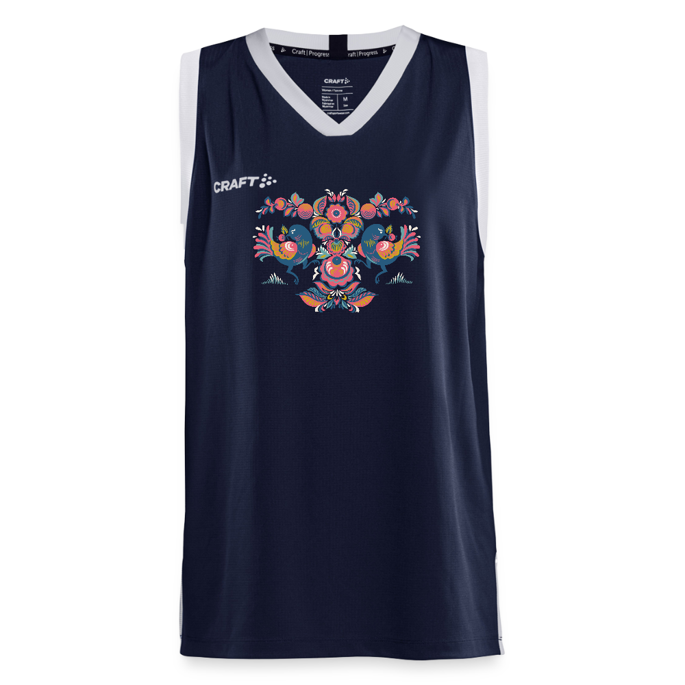 CRAFT Progress kinder-basketbalshirt - navy