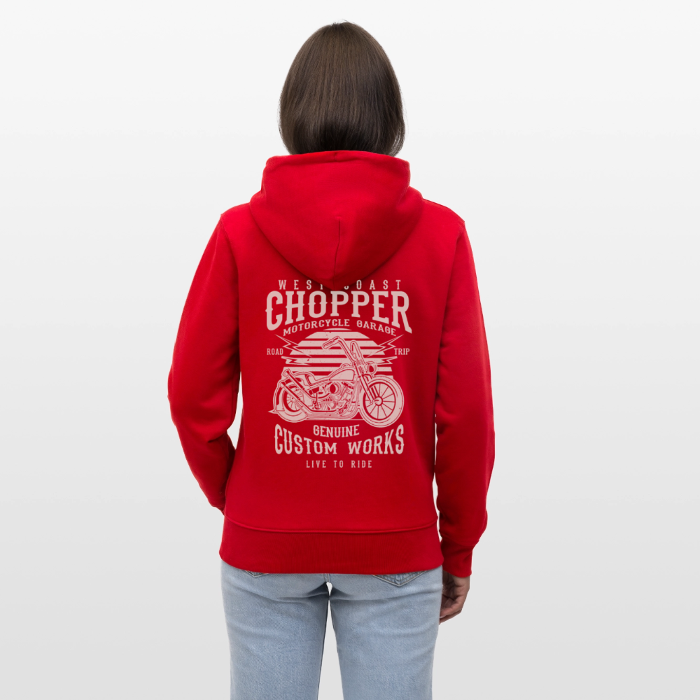 Stanley/Stella Uniseks bio-ziphoodie CULTIVATOR - rood