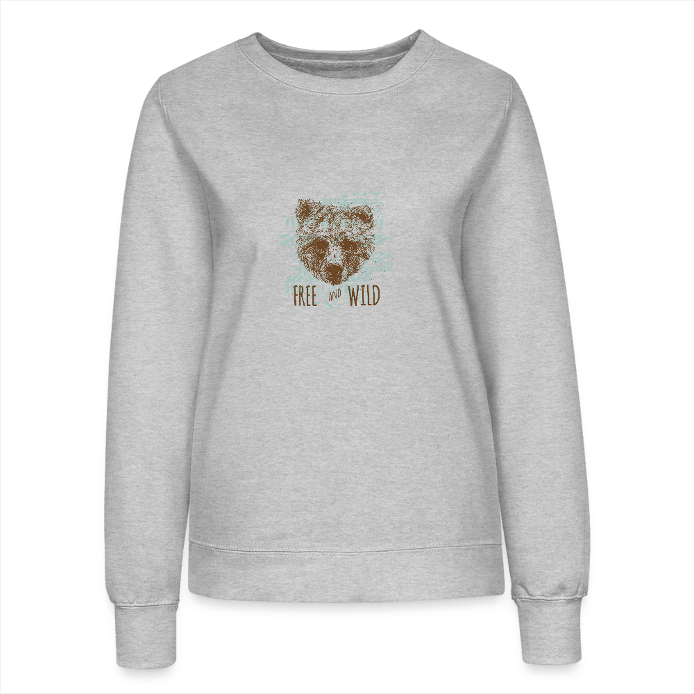 Vrouwen sweatshirt - grijs gemêleerd