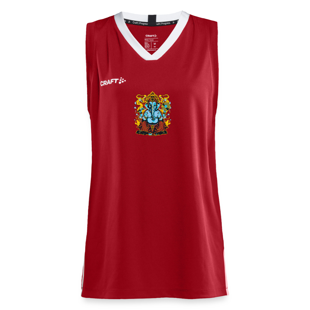 CRAFT Progress vrouwen basketbalshirt - donkerrood