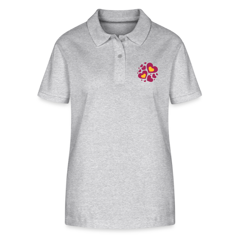 Stanley/Stella Vrouwen bio poloshirt ELLISER - grijs gemêleerd