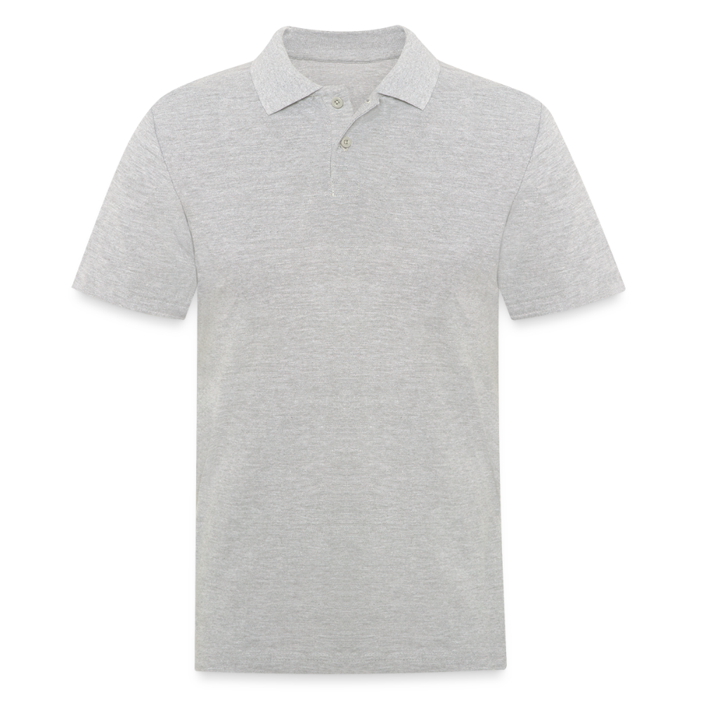 Mannen poloshirt - grijs gemêleerd