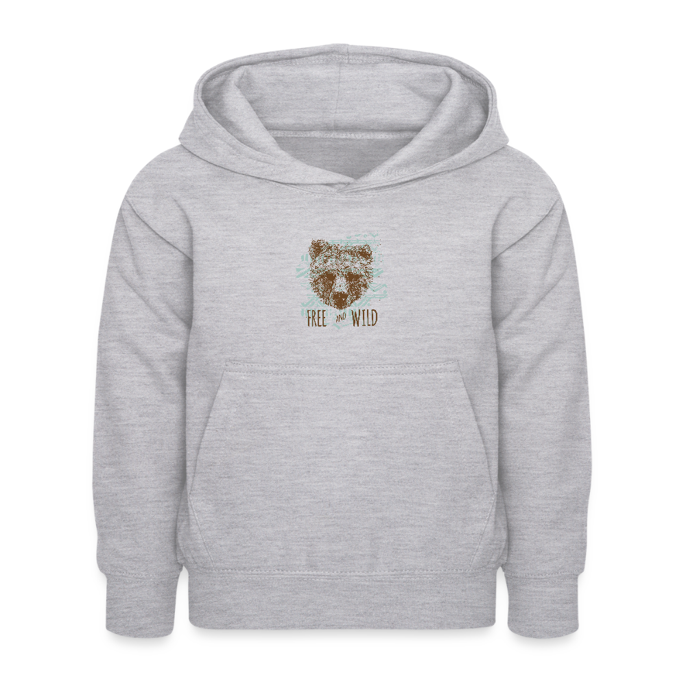 Kinderhoodie - lichtgrijs gemêleerd