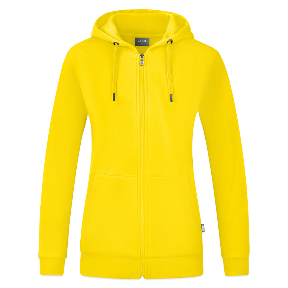 JAKO Vrouwen ziphoodie Organic - geel