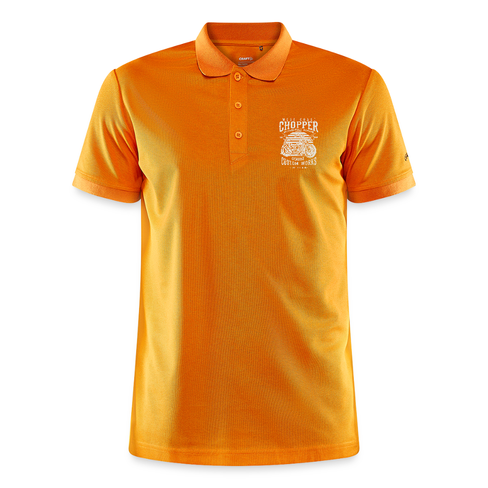 CRAFT Core Unify polo - lichtoranje gemêleerd