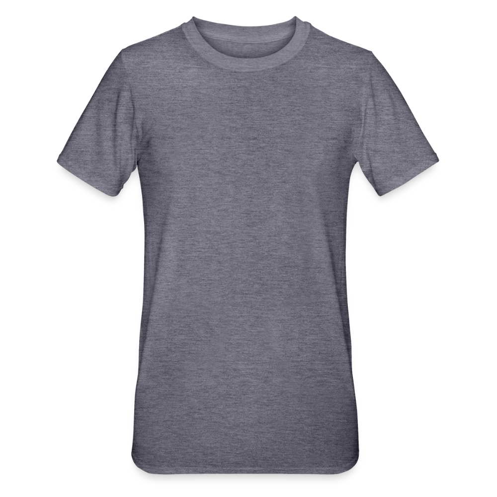 Unisex Polycotton T-shirt - navy gemêleerd