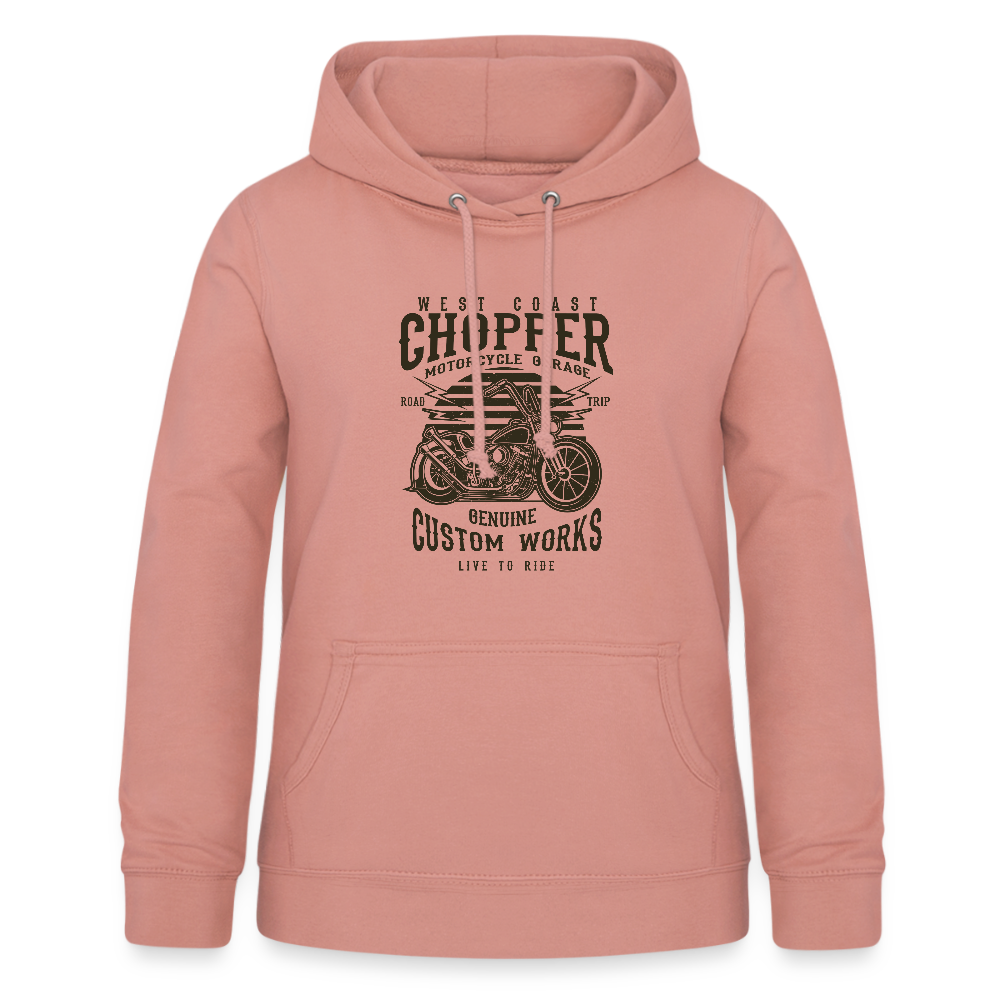 Vrouwen hoodie - altrosa