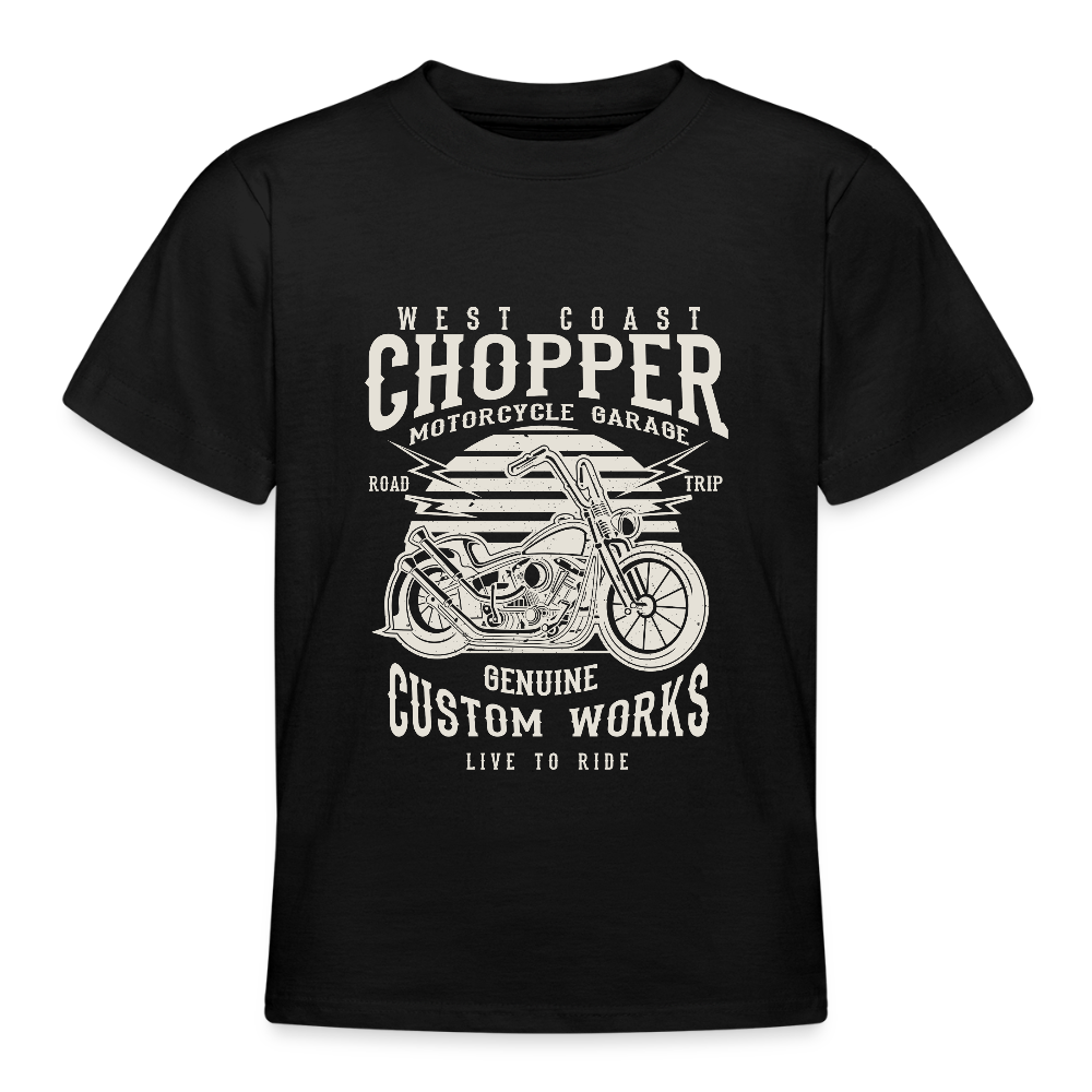 Teenager T-shirt - zwart