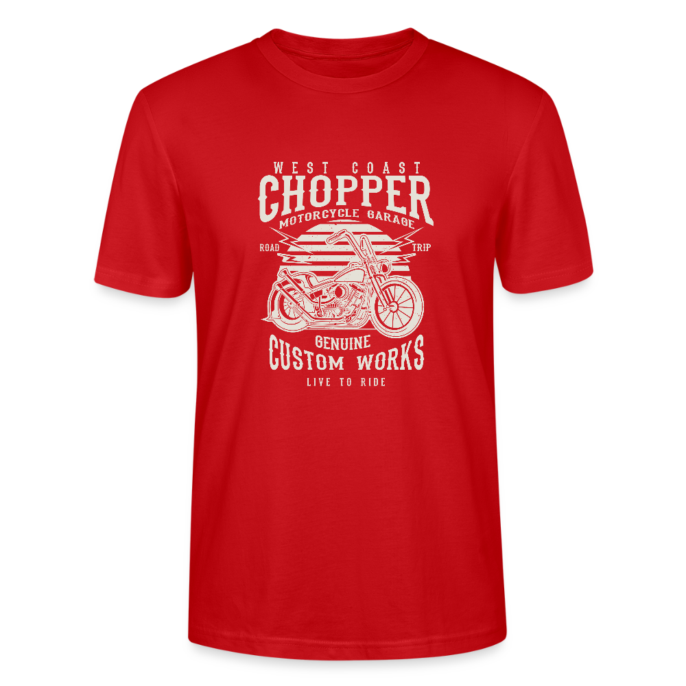 Stanley/Stella Uniseks T-shirt CRAFTER - rood