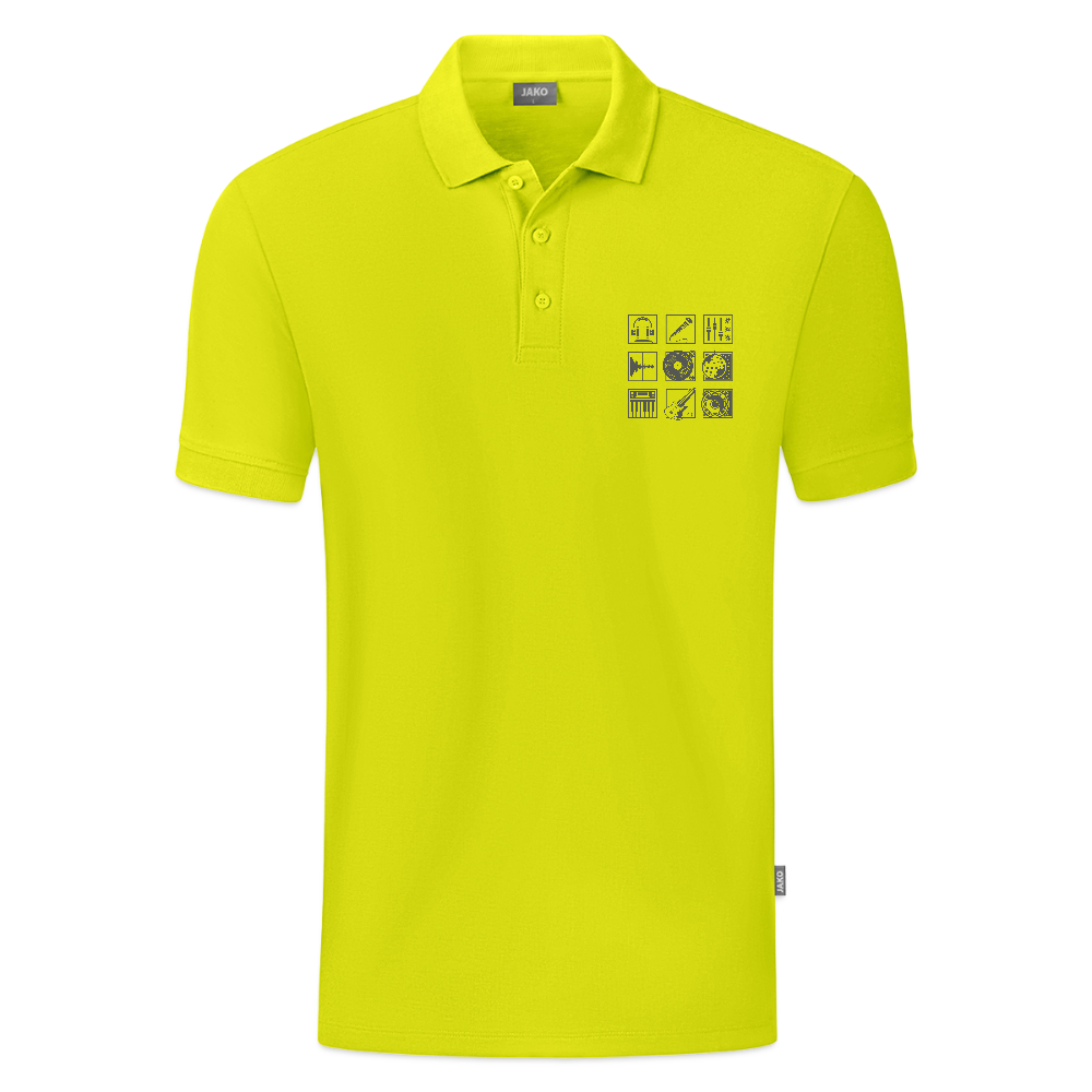 JAKO Kinderpolo Organic - limegroen