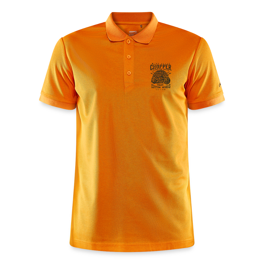 CRAFT Core Unify polo - lichtoranje gemêleerd
