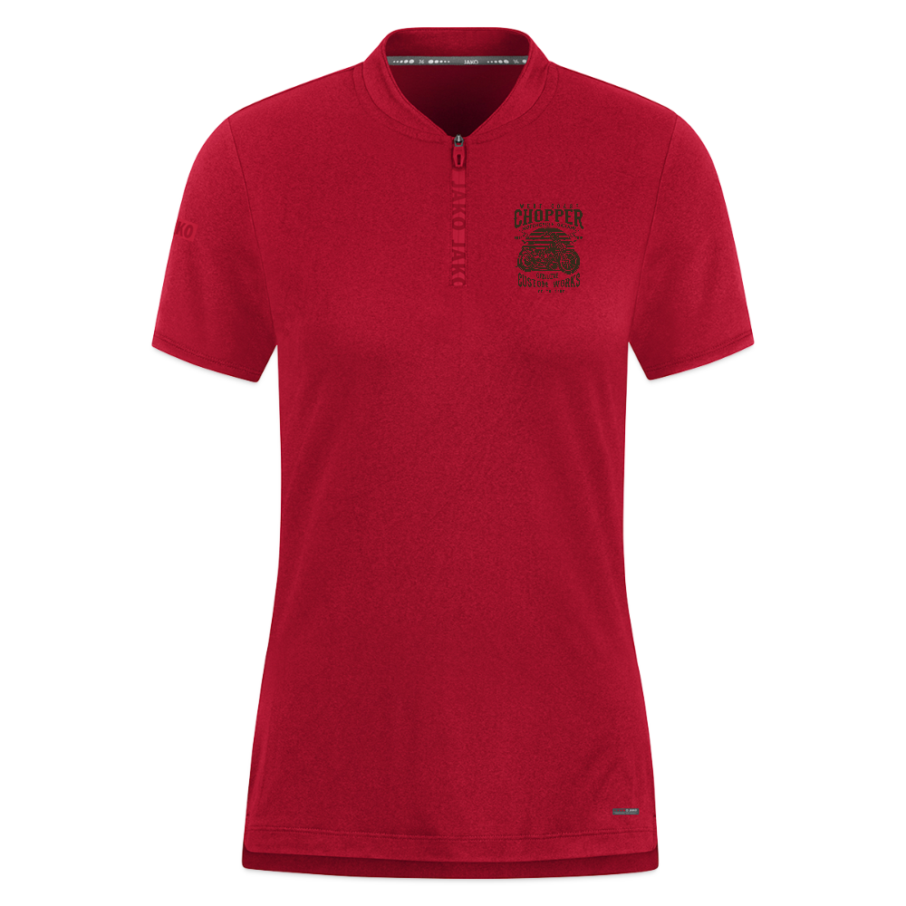 JAKO Vrouwen poloshirt Pro Casual - donkerrood