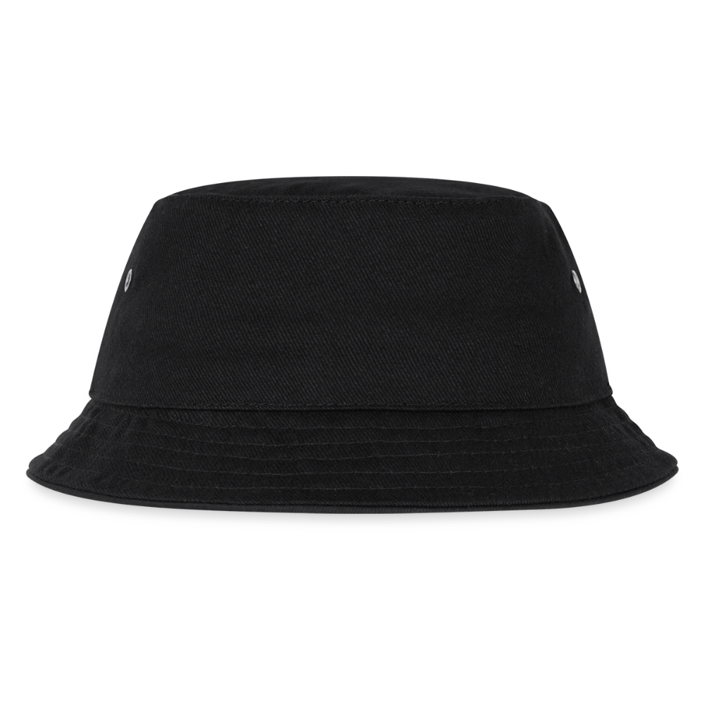 Kinder bucket hat - zwart