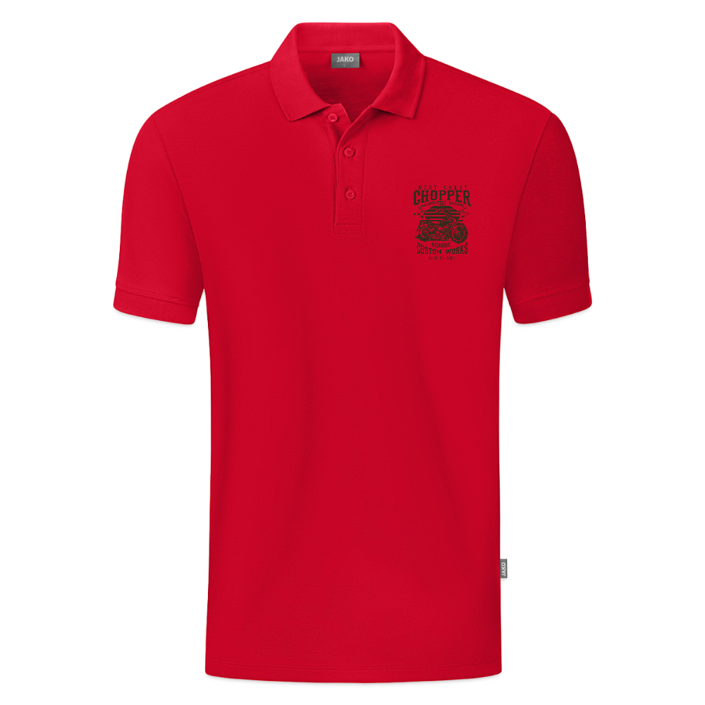 JAKO Mannen Polo Organic - rood
