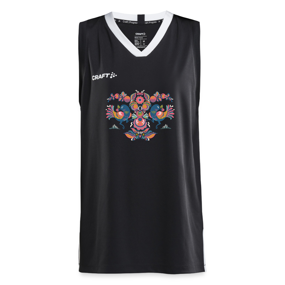 CRAFT Progress teenager basketbalshirt - zwart