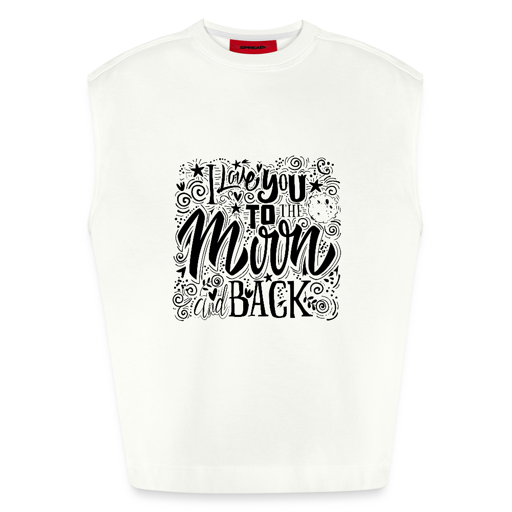 Heavyweight oversized organic tanktop made in EU Unisex - OFF WHITE