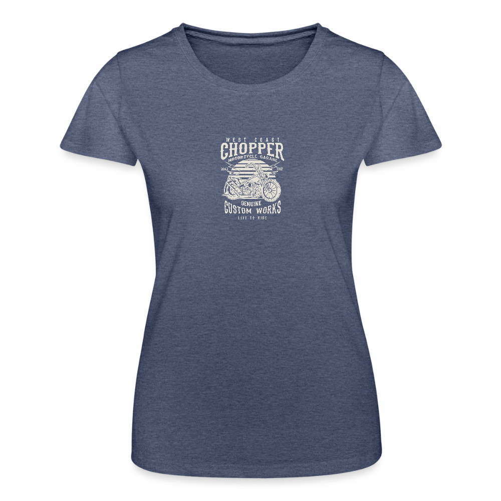 Vrouwen T-shirt van Fruit of the Loom - navy gemêleerd