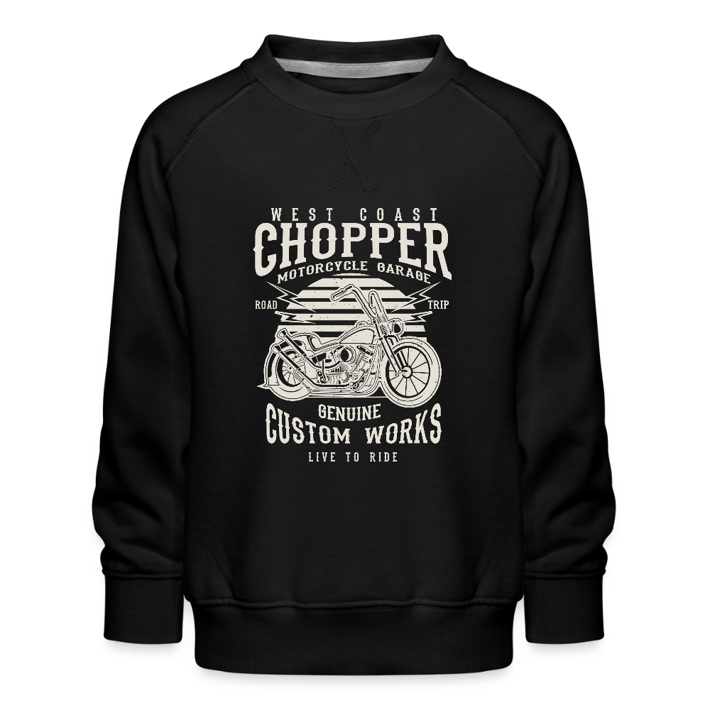 Kinderen premium sweater - zwart