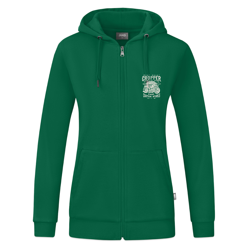 JAKO Vrouwen ziphoodie Organic - kelly groen