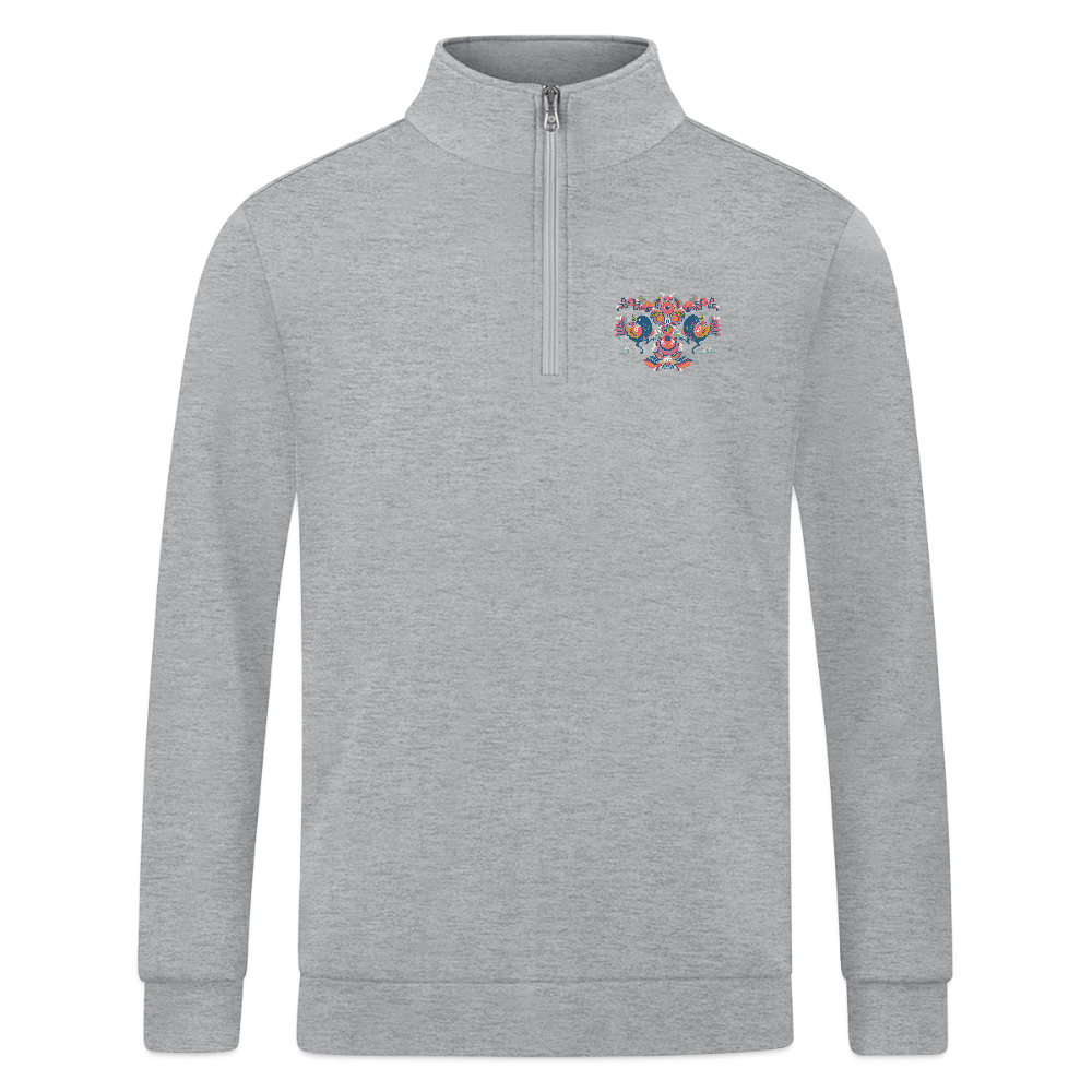 JAKO Ziptop Organic - grijs gemêleerd