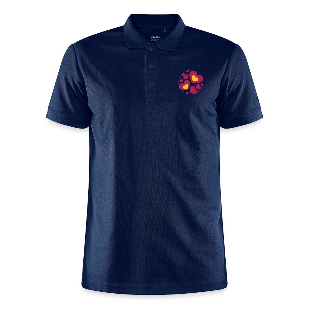 CRAFT Core Unify polo - navy gemêleerd