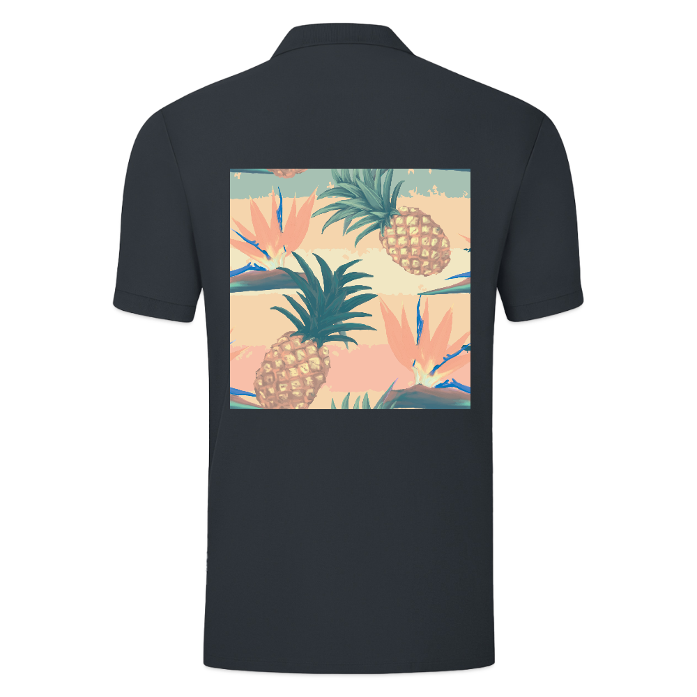 JAKO Mannen Polo Organic - houtskool