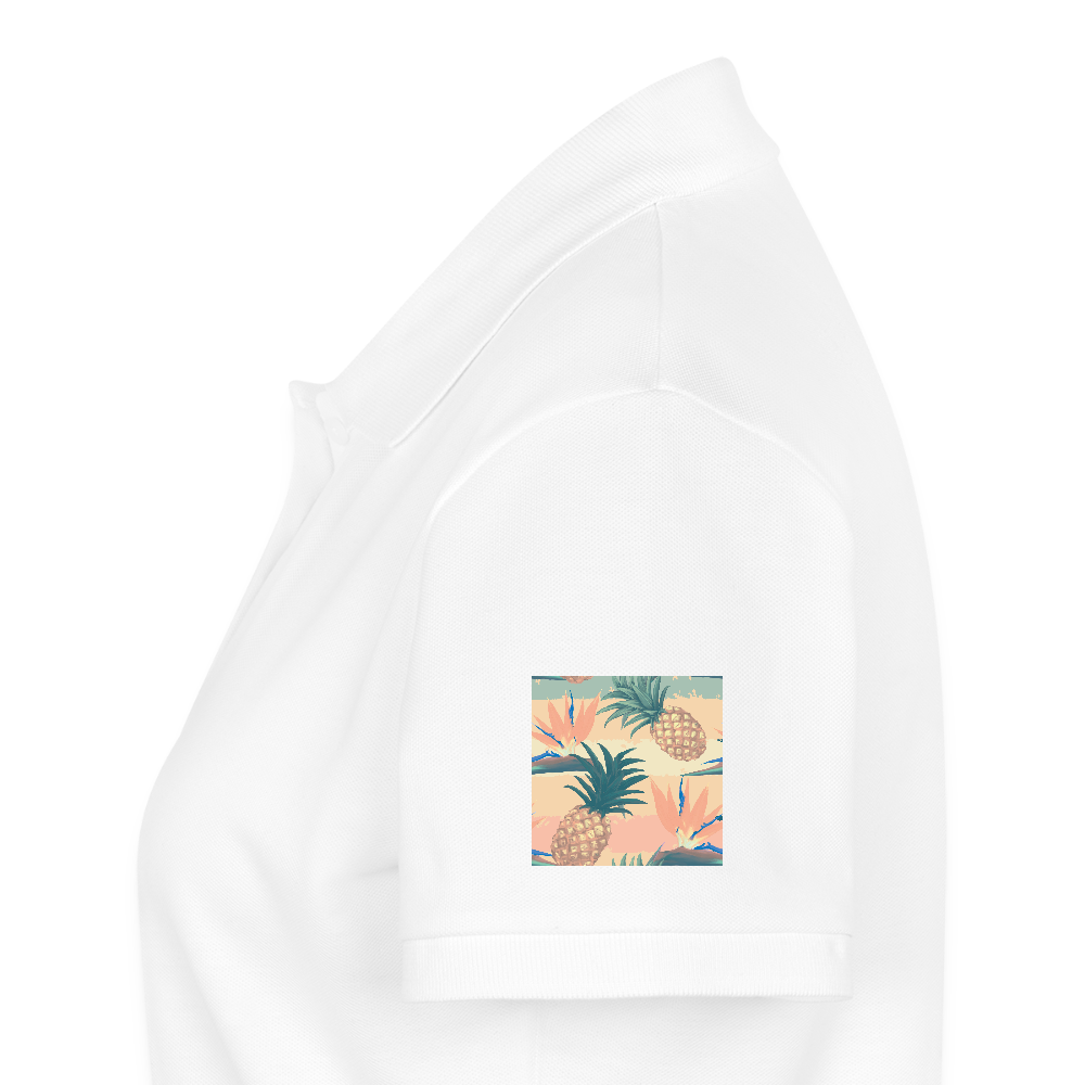 Vrouwen Premium Bio Poloshirt - wit