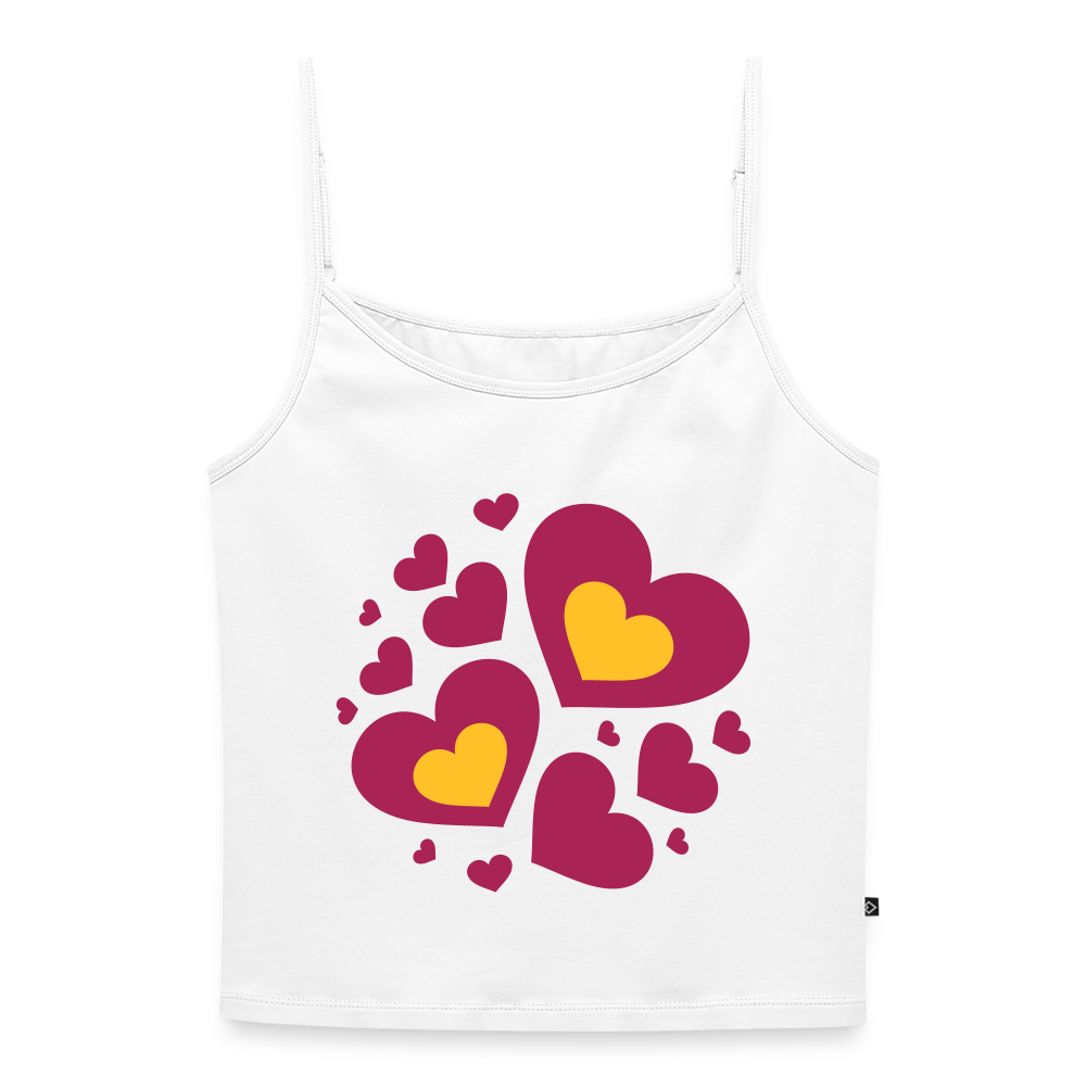 Vrouwen spaghetti-tanktop - wit