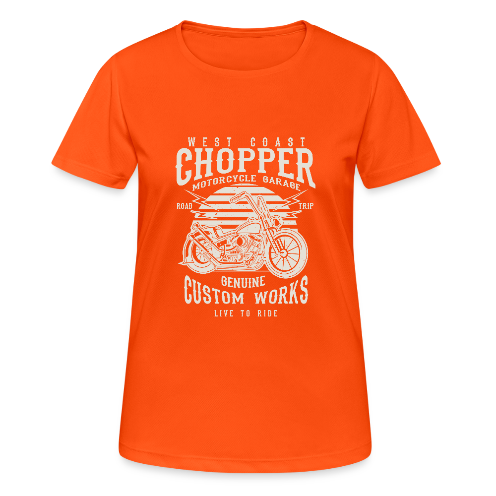 Vrouwen T-shirt ademend actief - neonoranje