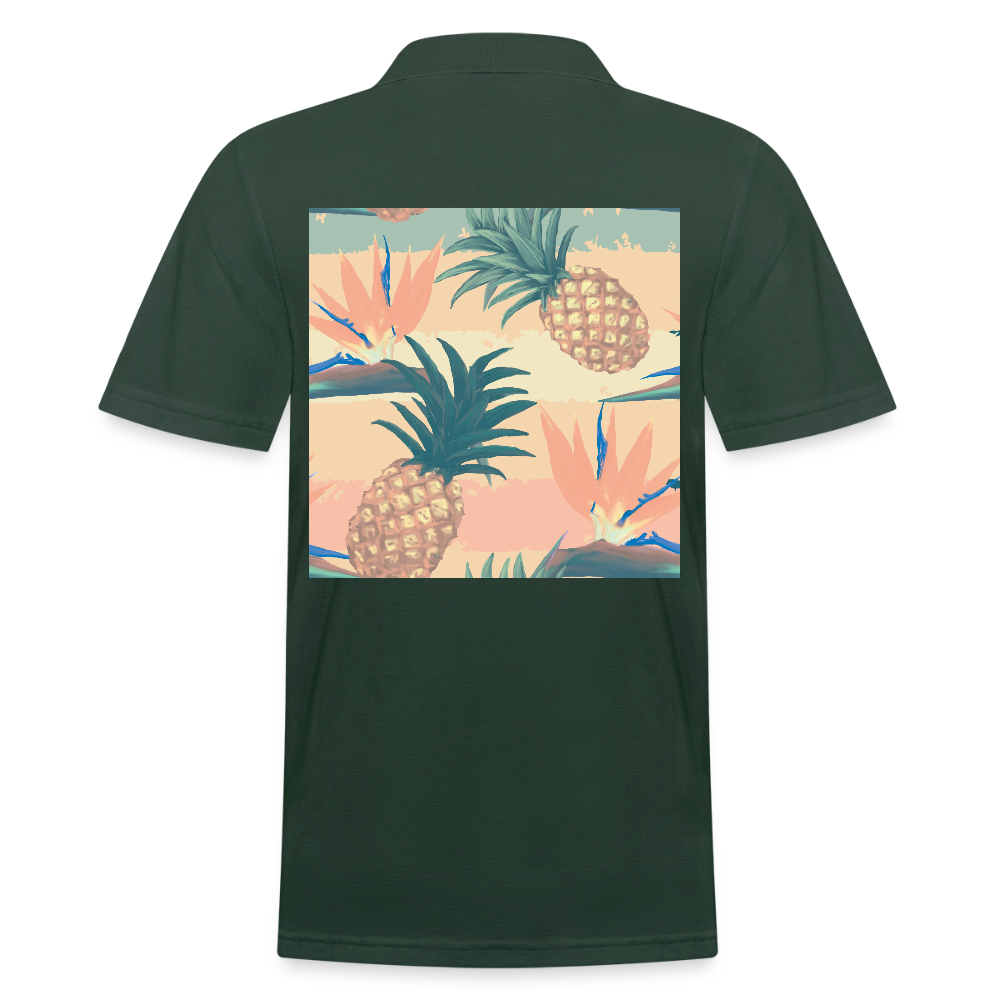 Mannen poloshirt - dennengroen