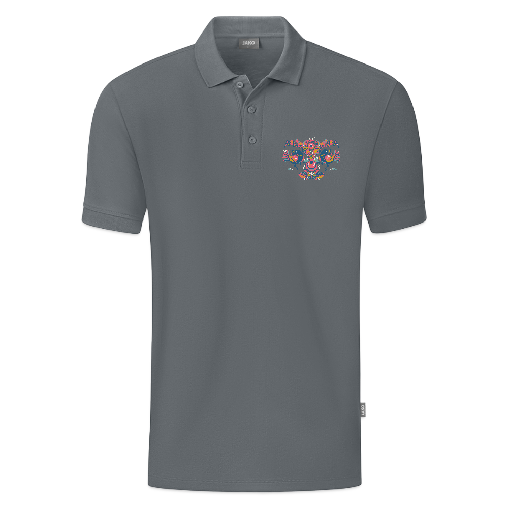 JAKO Mannen Polo Organic - grijs