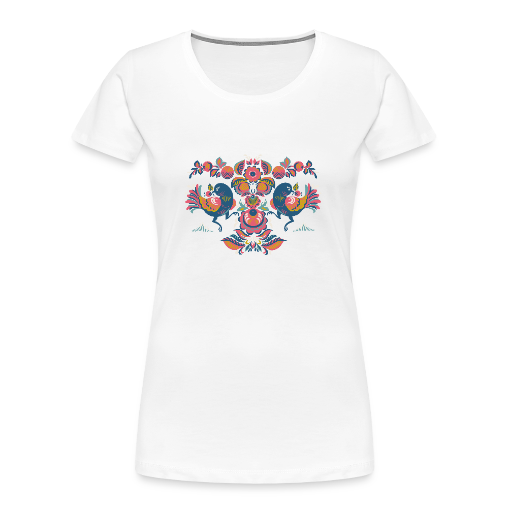 Vrouwen premium bio T-shirt - wit