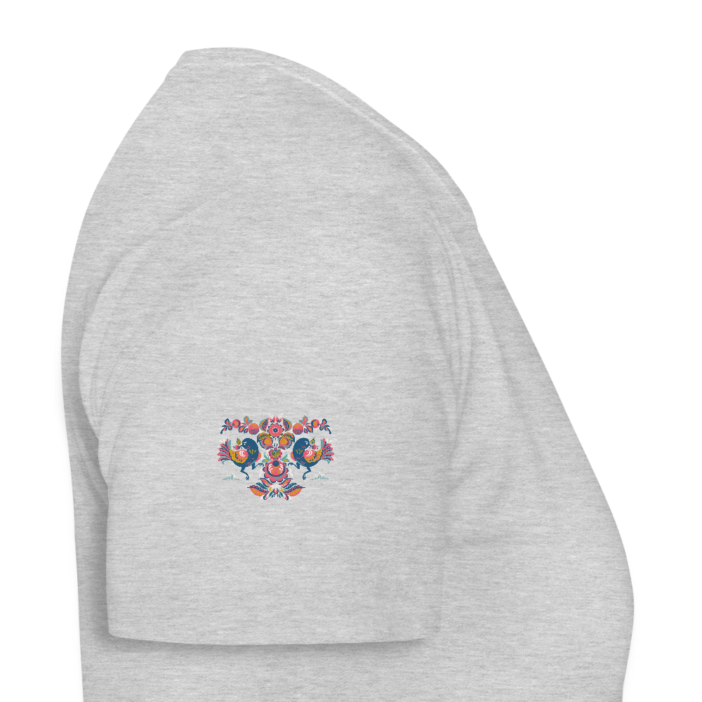 Vrouwen T-shirt - grijs gemêleerd