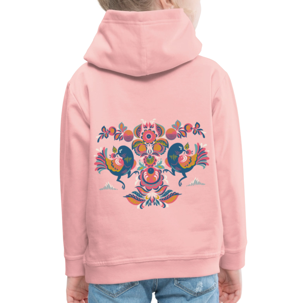 Kinderen trui Premium met capuchon - kristalroze