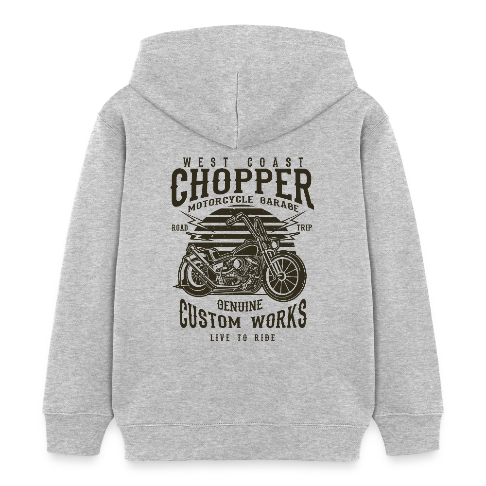 Stanley/Stella Kinder-bio-hoodie Mini Cruiser - grijs gemêleerd