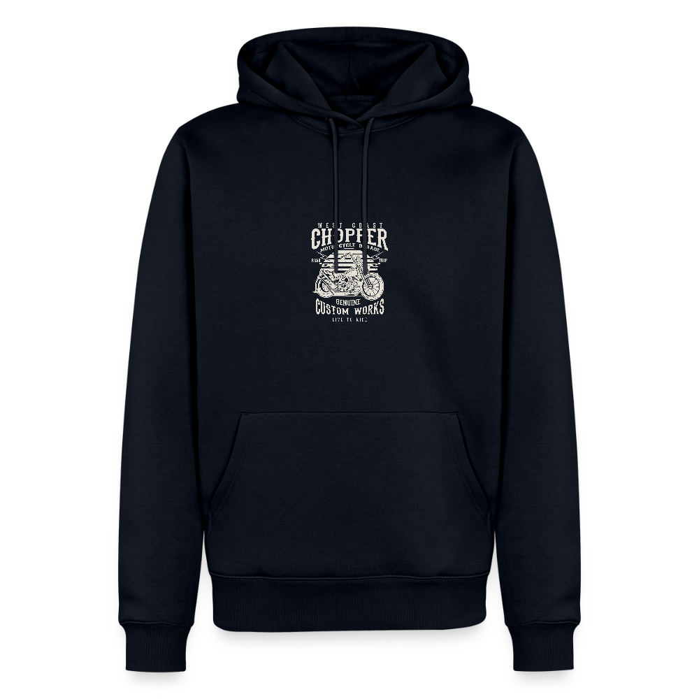 Mannen Premium hoodie - navy