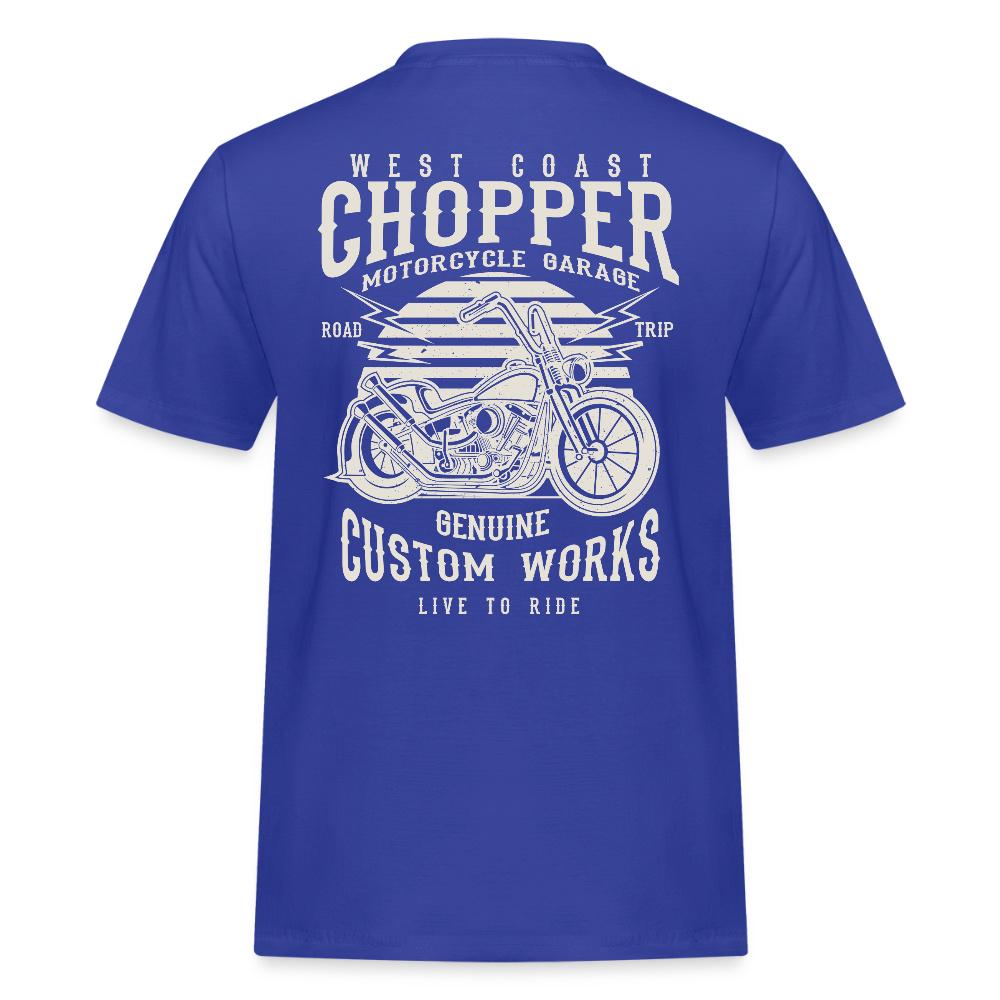 Mannen Workwear T-shirt - royal blauw