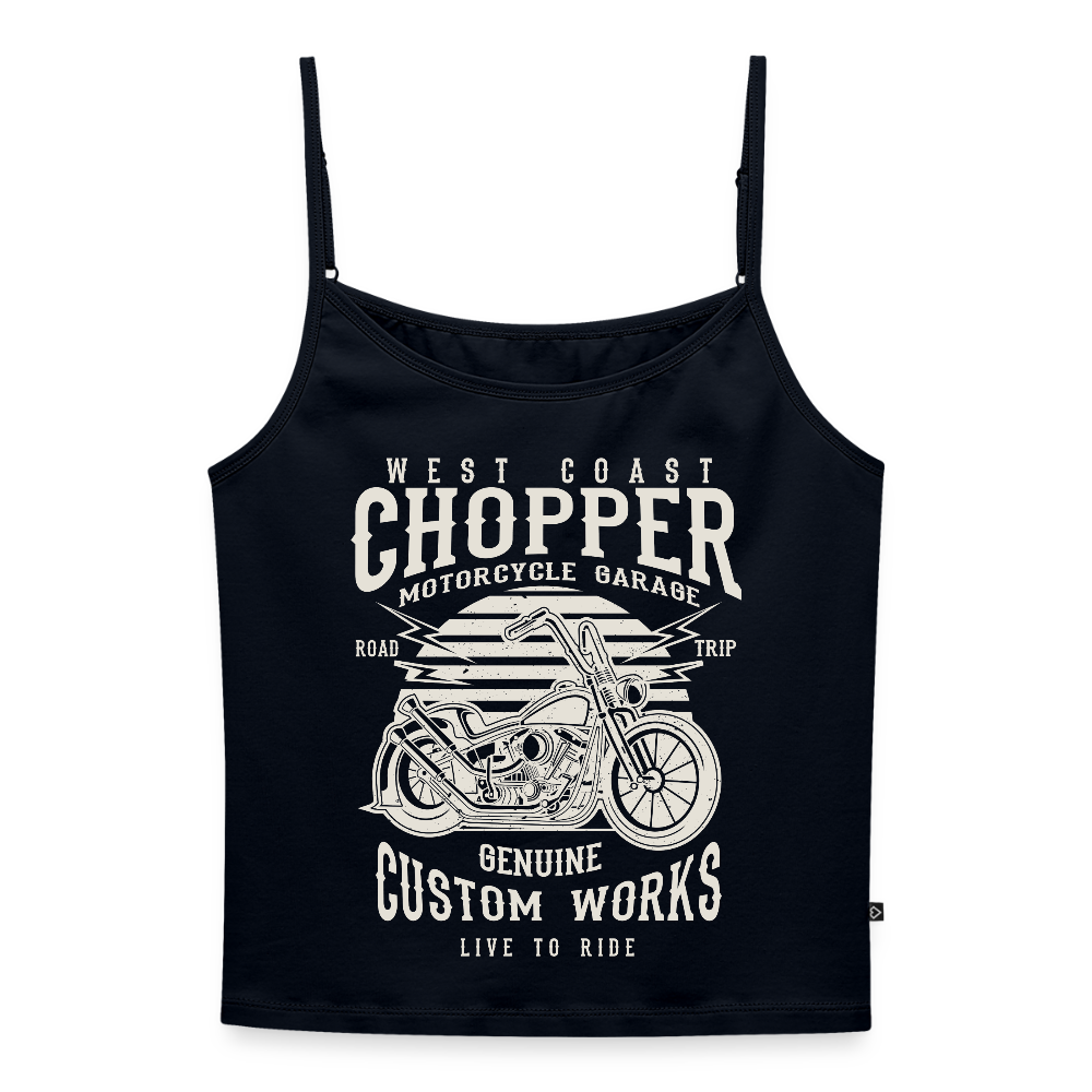 Vrouwen spaghetti-tanktop - navy