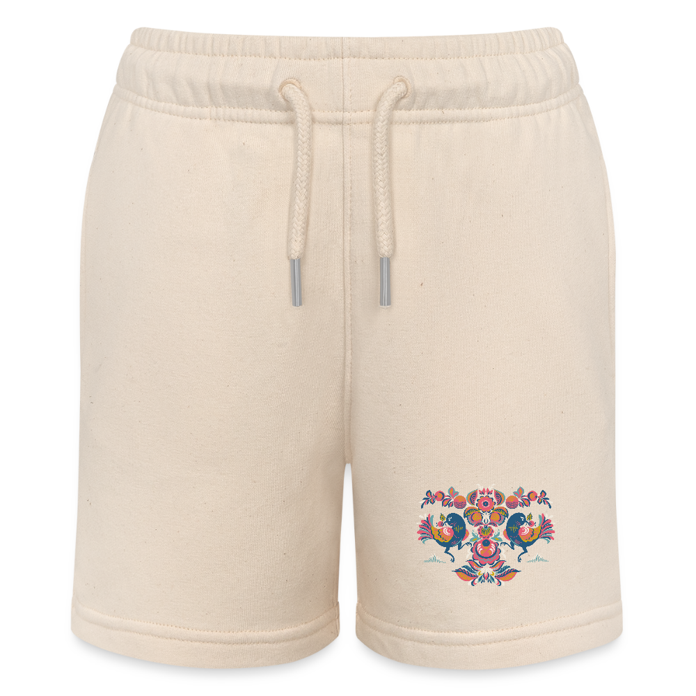 Stanley/Stella teenager bio-joggingshorts MINI BOLTER - witgrijs